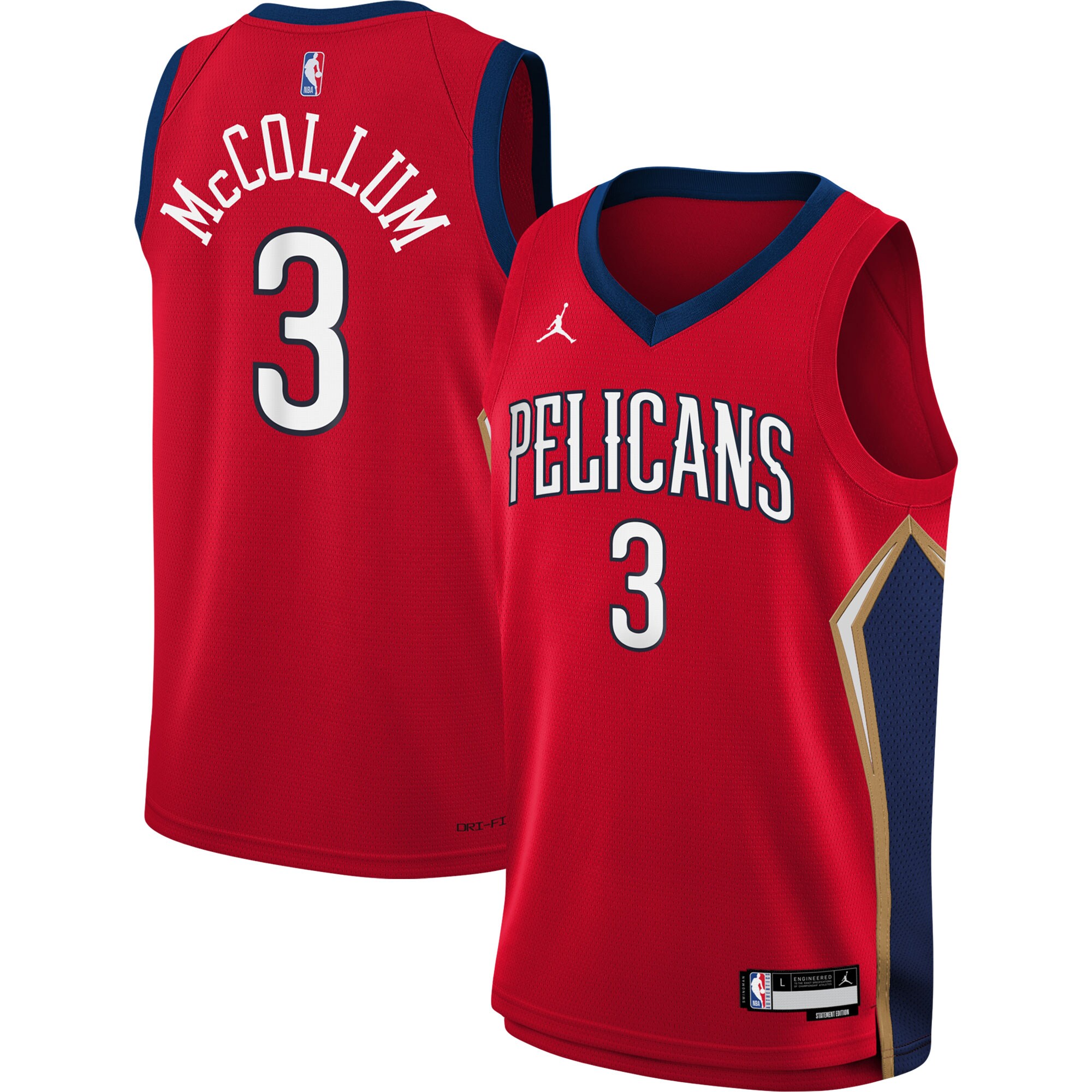 c.j. mccollum new orleans pelicans jordan brand youth swingman jersey statement edition red 9698 iwdya.jpg