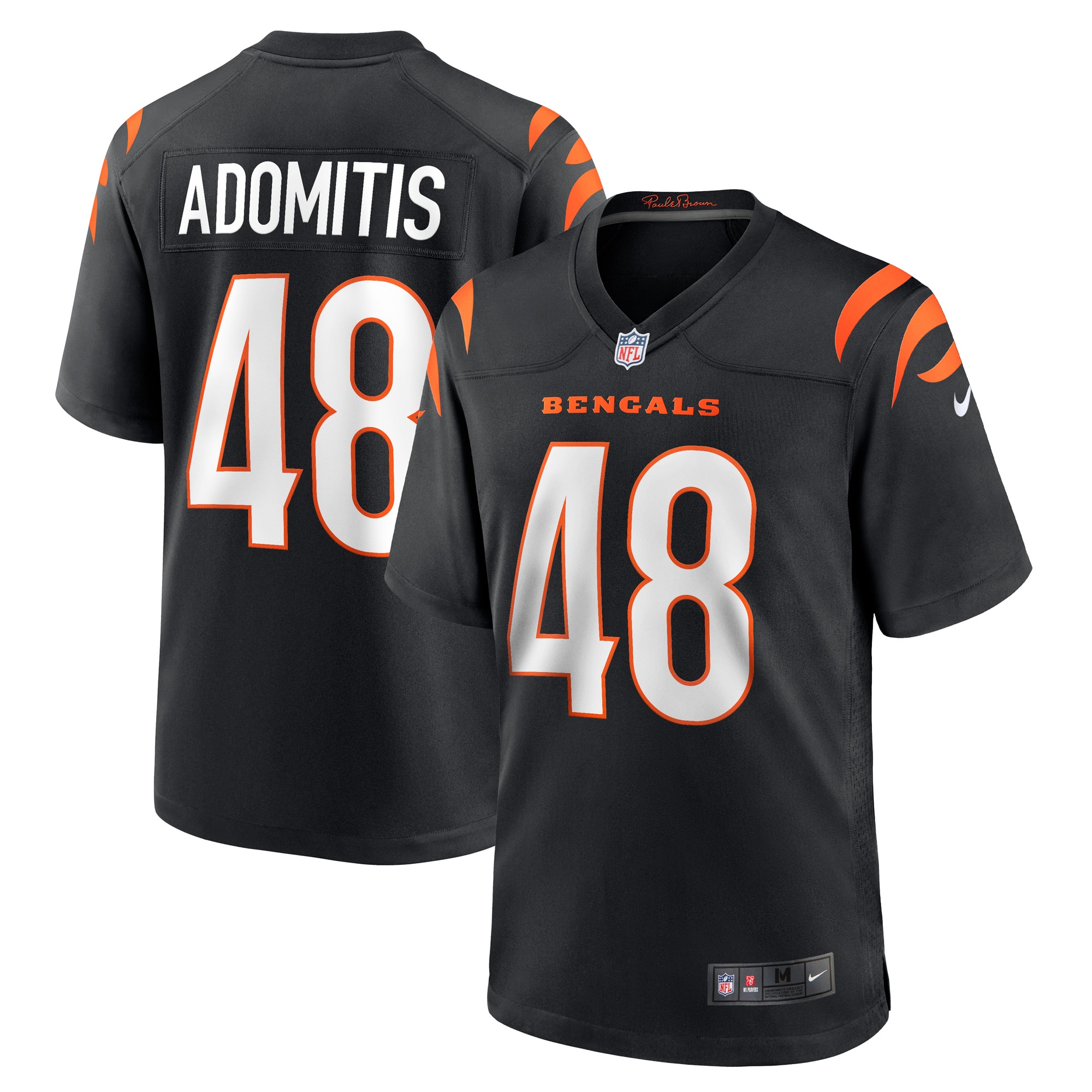 cal adomitis cincinnati bengals nike game player jersey black 2280 hnkw8.jpg