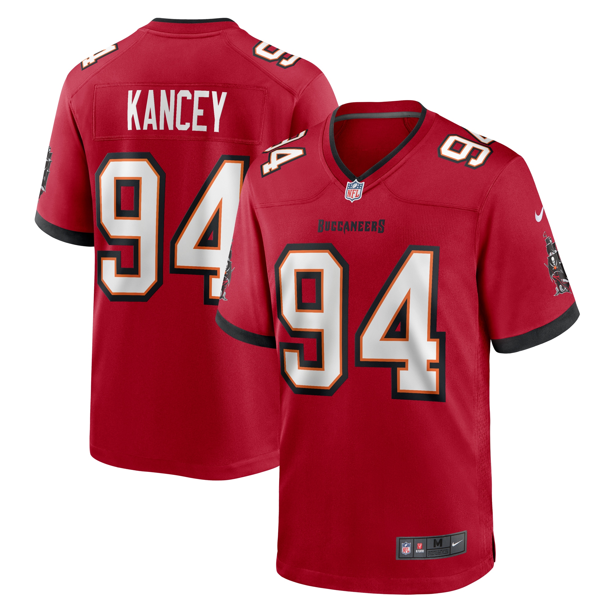 calijah kancey tampa bay buccaneers nike 2023 nfl draft first round pick game jersey red 7112 pelgk.jpg