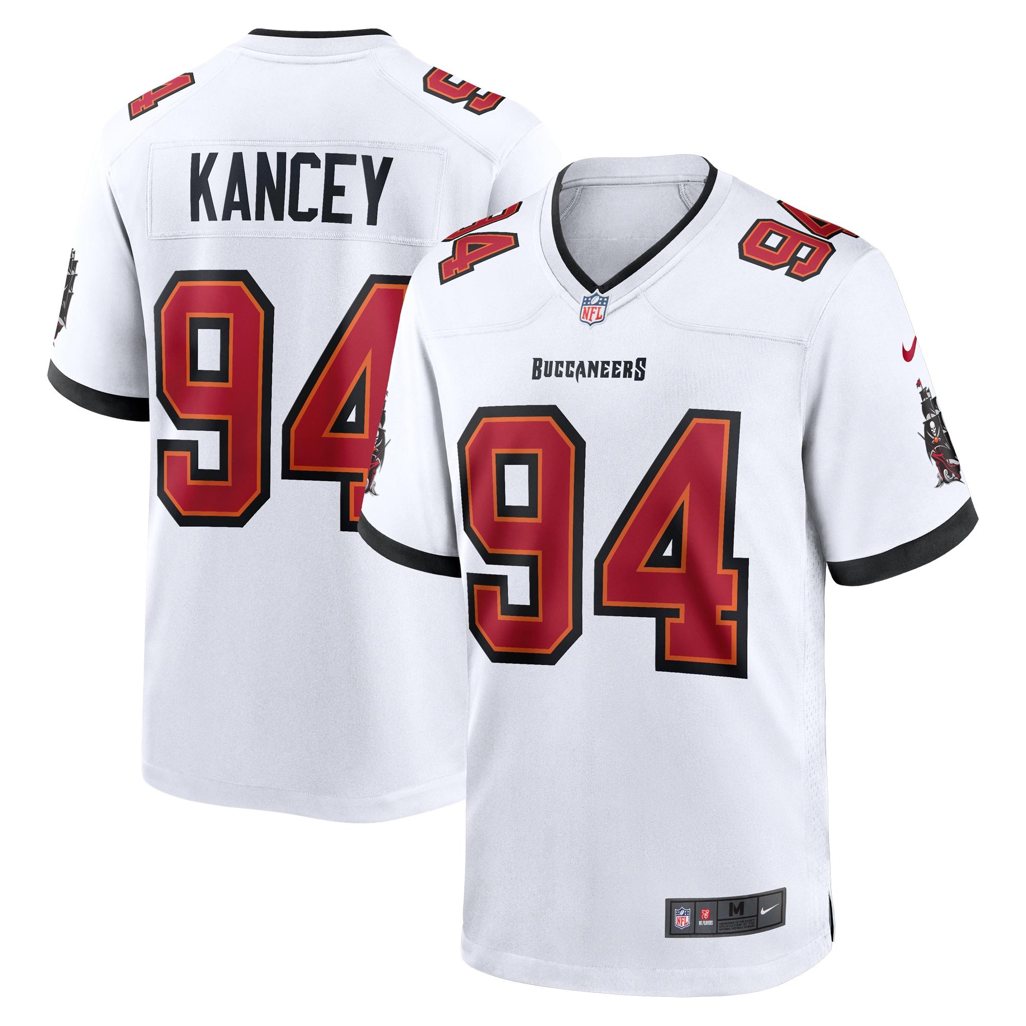 calijah kancey tampa bay buccaneers nike game jersey white 7300 vryax.jpg