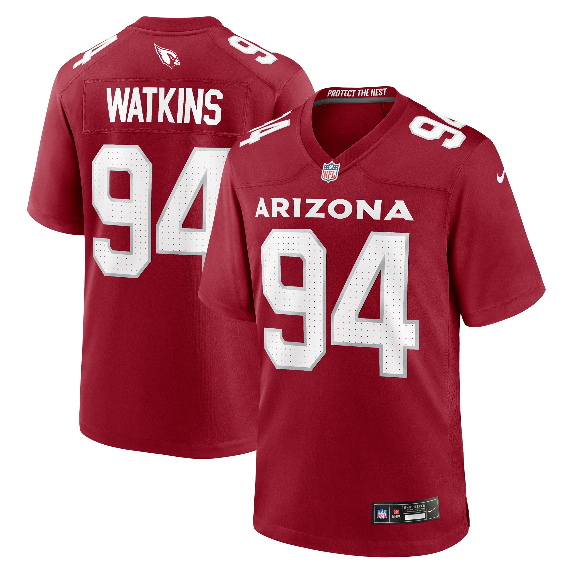 carlos watkins arizona cardinals nike game player jersey cardinal 1028 0wypf.jpg