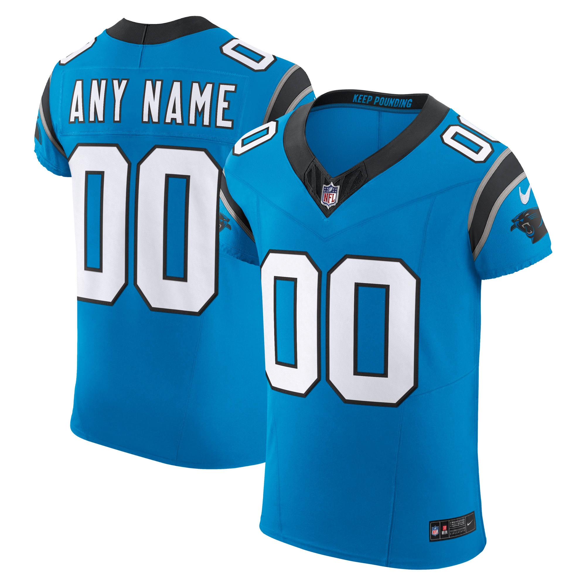 carolina panthers nike vapor f.u.s.e. elite custom jersey blue 7175 xzuov.jpg