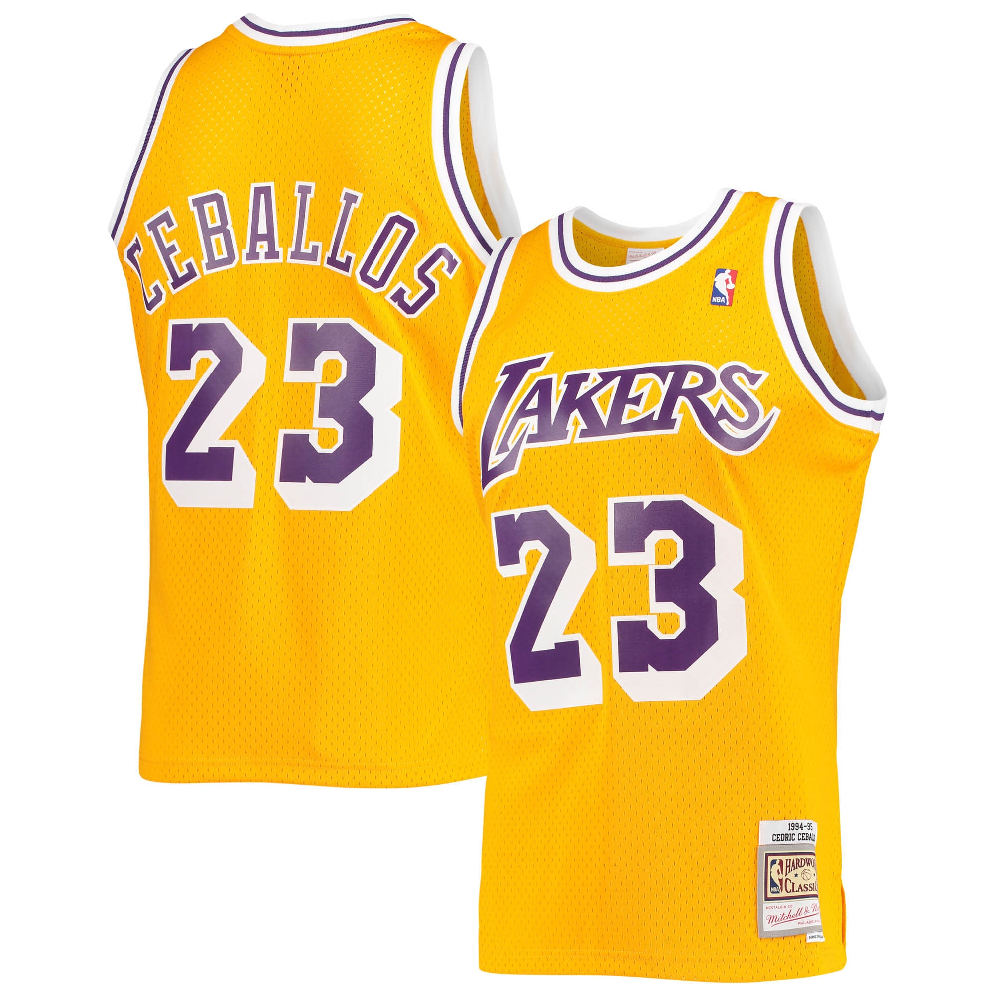 cedric ceballos los angeles lakers mitchell 26amp ness 199495 hardwood classics swingman jersey gold 9597 erck6.jpg