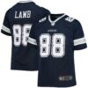ceedee lamb dallas cowboys nike girls youth game jersey navy 5919 4g7ds.jpg