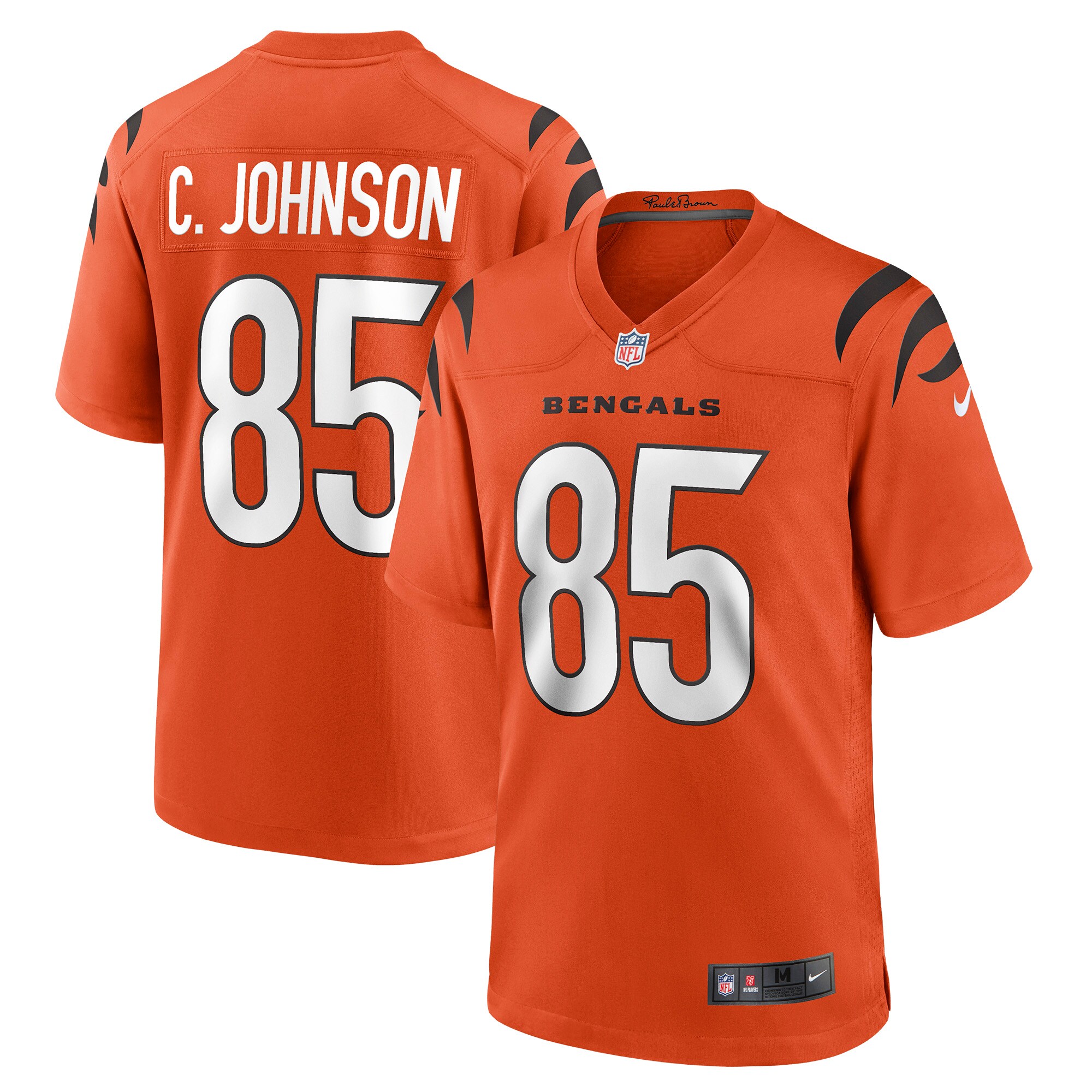 chad johnson cincinnati bengals nike retired player alternate game jersey orange 8824 0iekn.jpg