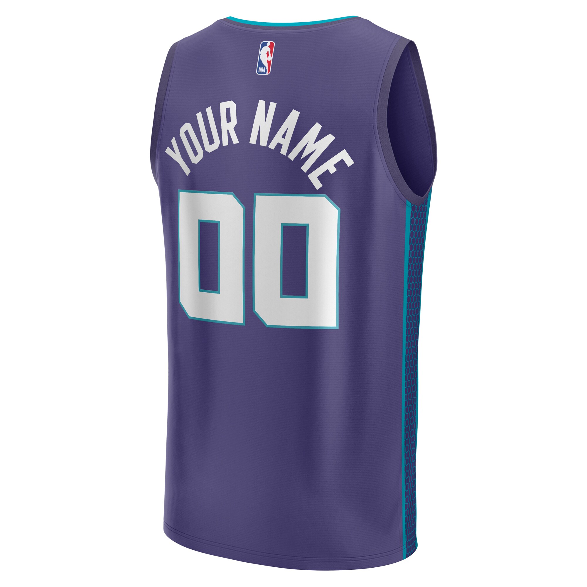 charlotte hornets fanatics youth fast break replica custom jersey statement edition purple 2322 xugzq.jpg
