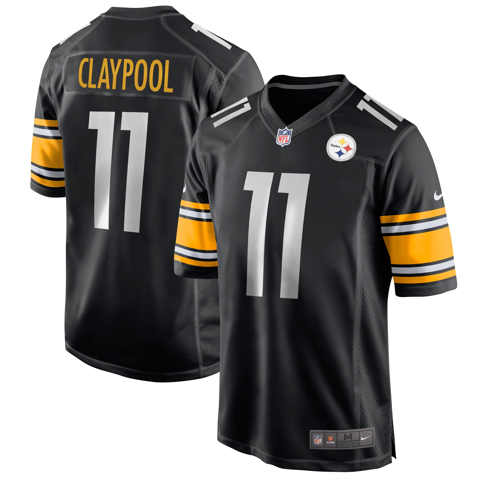 chase claypool pittsburgh steelers nike game jersey black 3749 ur6ds.jpg