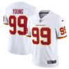 chase young washington football team nike vapor limited jersey white 7344 xzome.jpg