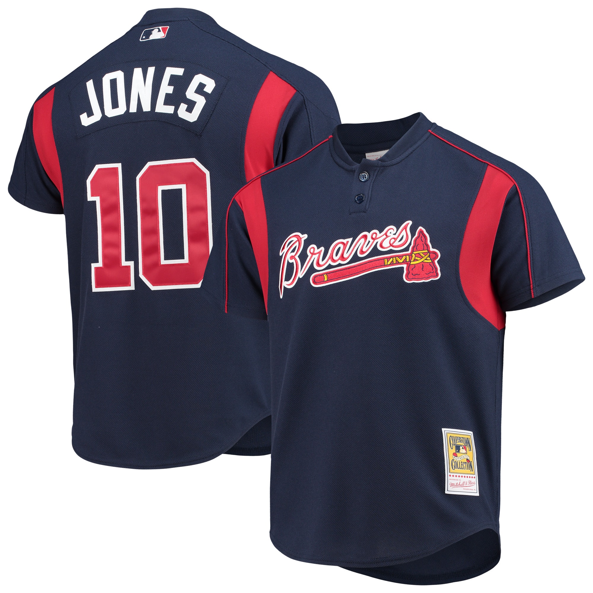 chipper jones atlanta braves mitchell 26amp ness cooperstown collection mesh batting practice button up jersey navy 7177 au4pt.jpg
