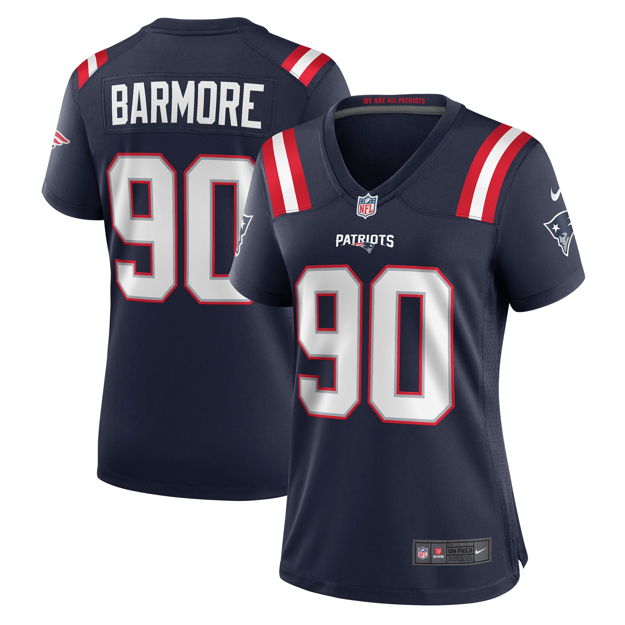christian barmore new england patriots nike womens player game jersey navy 4549 lpm5t.jpg