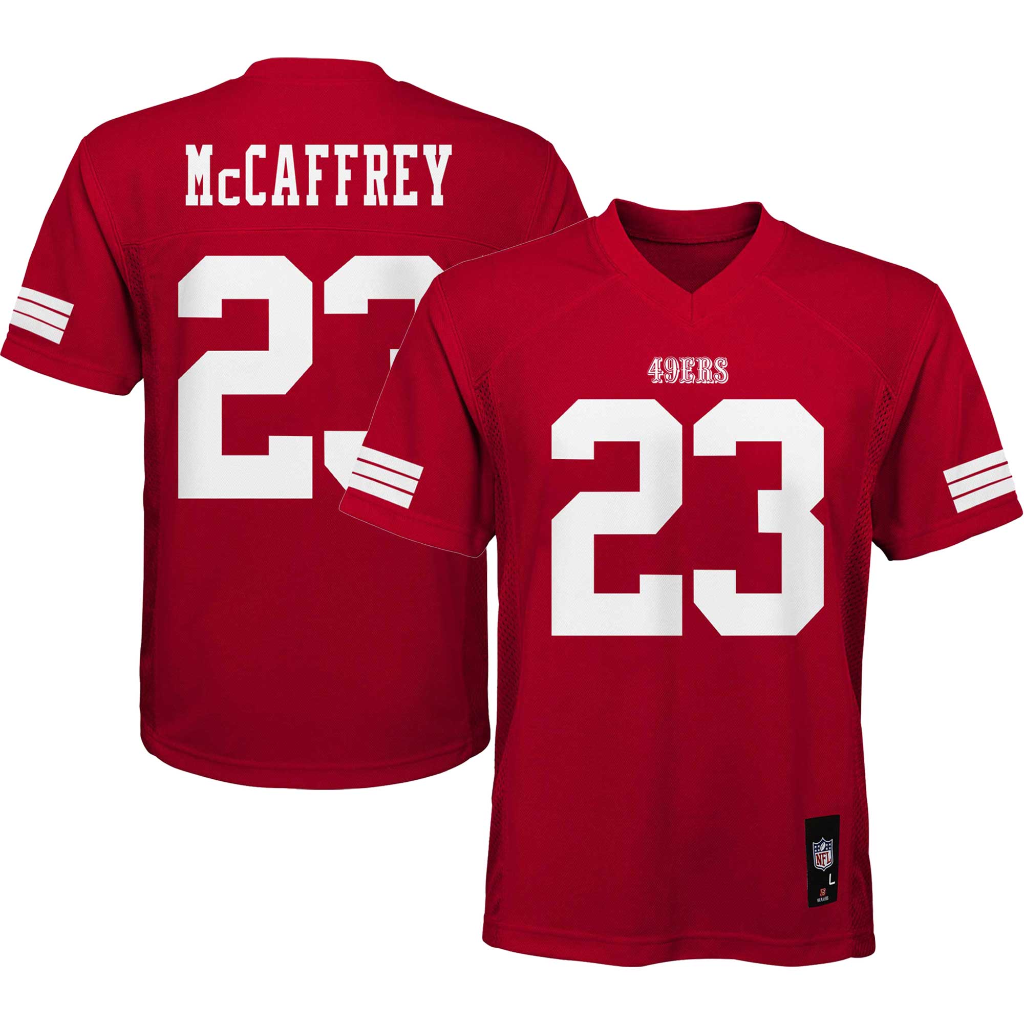 christian mccaffrey san francisco 49ers preschool replica player jersey scarlet 8692 ddsj0.jpg