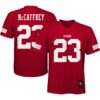 christian mccaffrey san francisco 49ers preschool replica player jersey scarlet 9788 bnmam.jpg