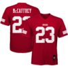 christian mccaffrey san francisco 49ers youth replica player jersey scarlet 3468 qkyly.jpg