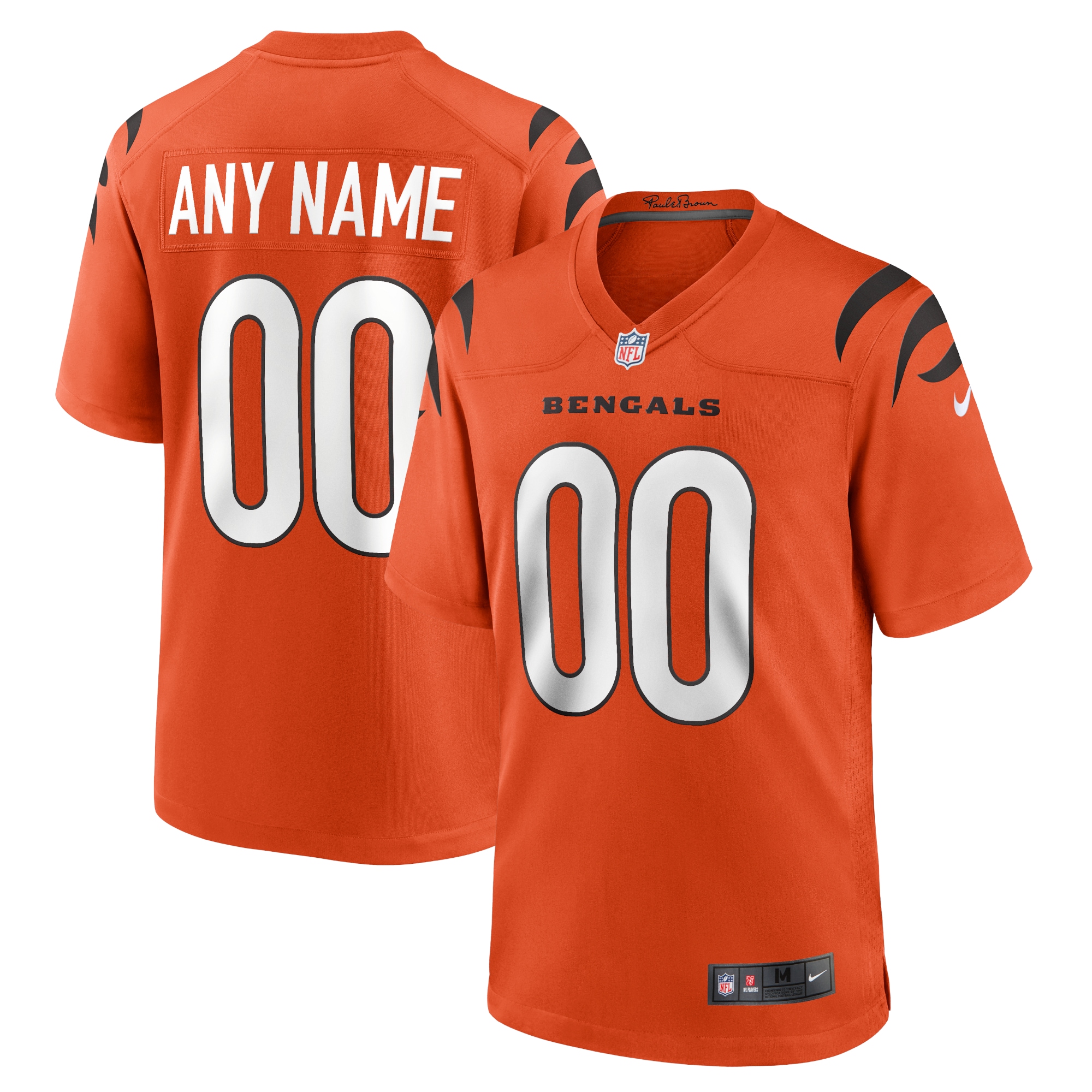 cincinnati bengals nike alternate game custom jersey orange 2222 zffez.jpg