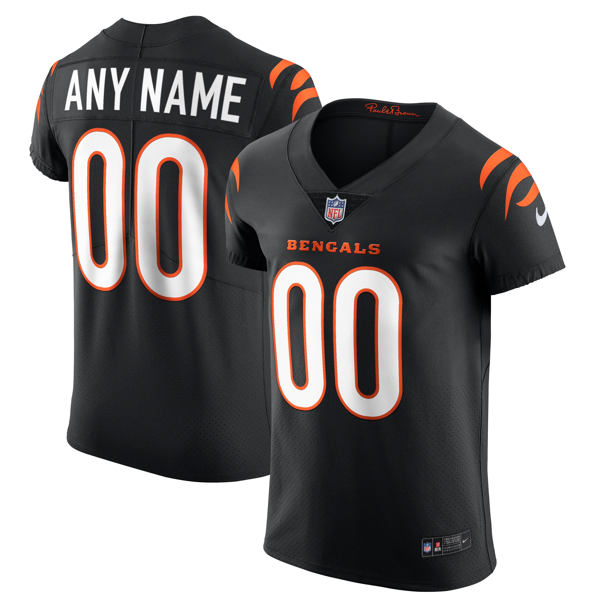 cincinnati bengals nike vapor elite custom jersey black 4620 puyl2.jpg