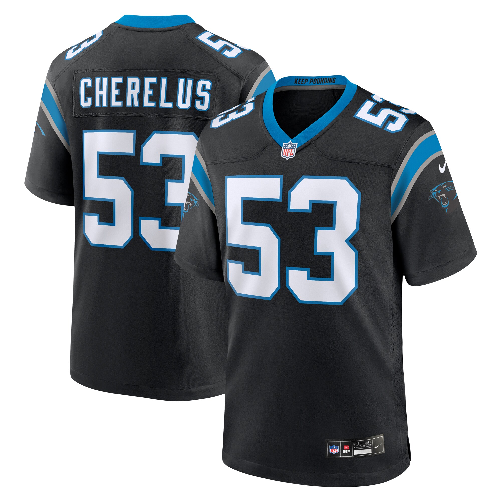 claudin cherelus carolina panthers nike team game jersey black 4358 0ysih.jpg