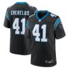 claudin cherelus carolina panthers nike team game jersey black 8084 nzdvp.jpg