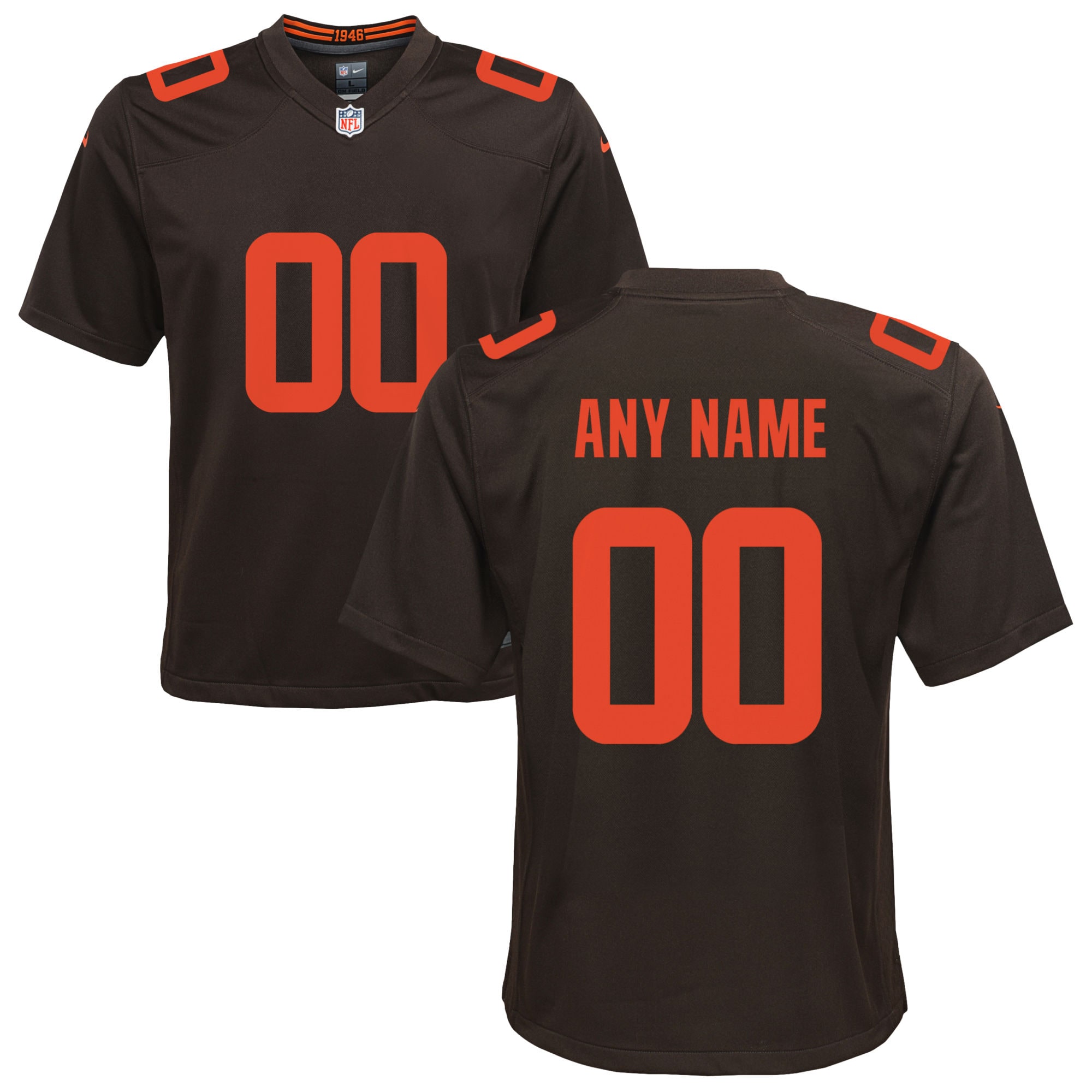 cleveland browns nike youth alternate custom game jersey brown 6581 kfzje.jpg