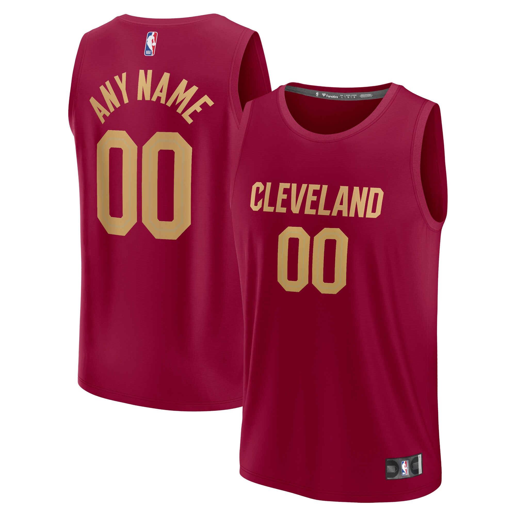 cleveland cavaliers fanatics youth fast break custom jersey maroon icon edition 6709 ob2ox.jpg