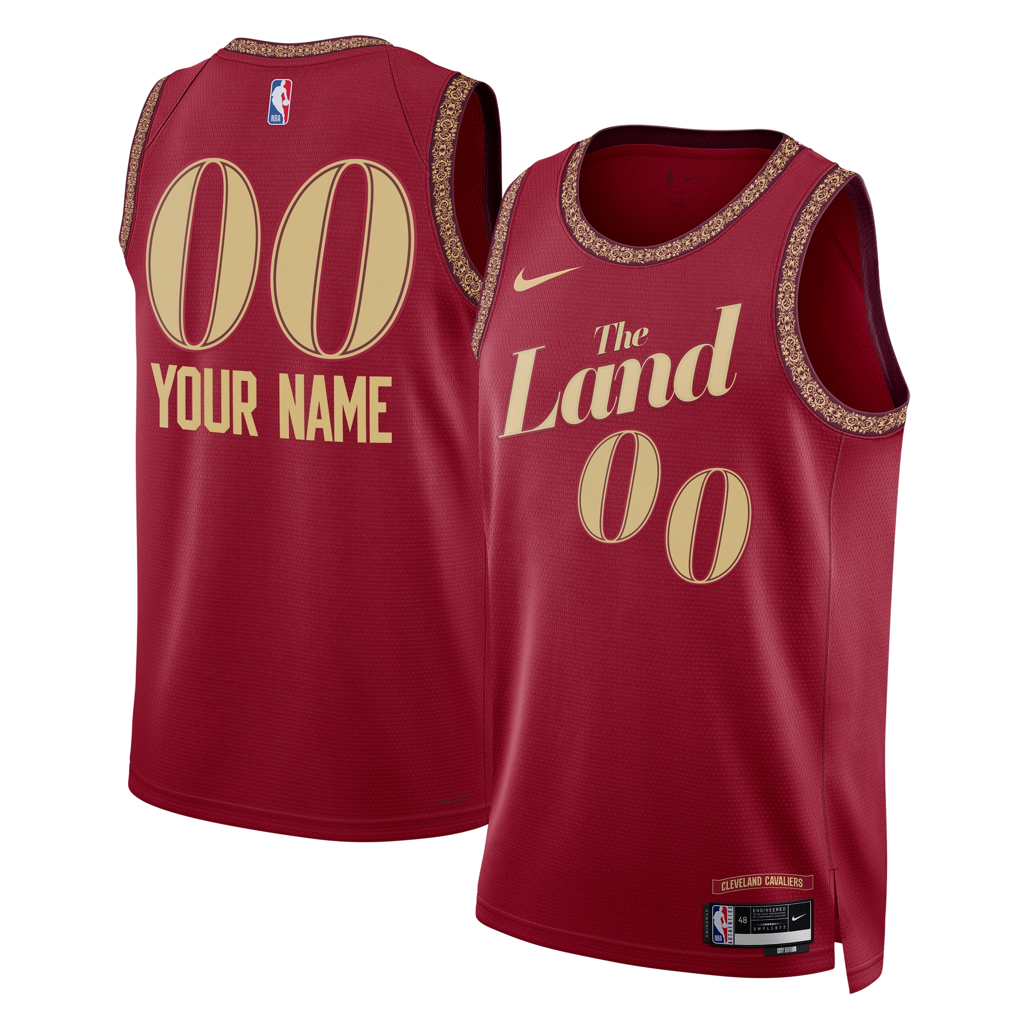 cleveland cavaliers nike unisex 202324 custom swingman jersey wine city edition 1185 uqym6.jpg