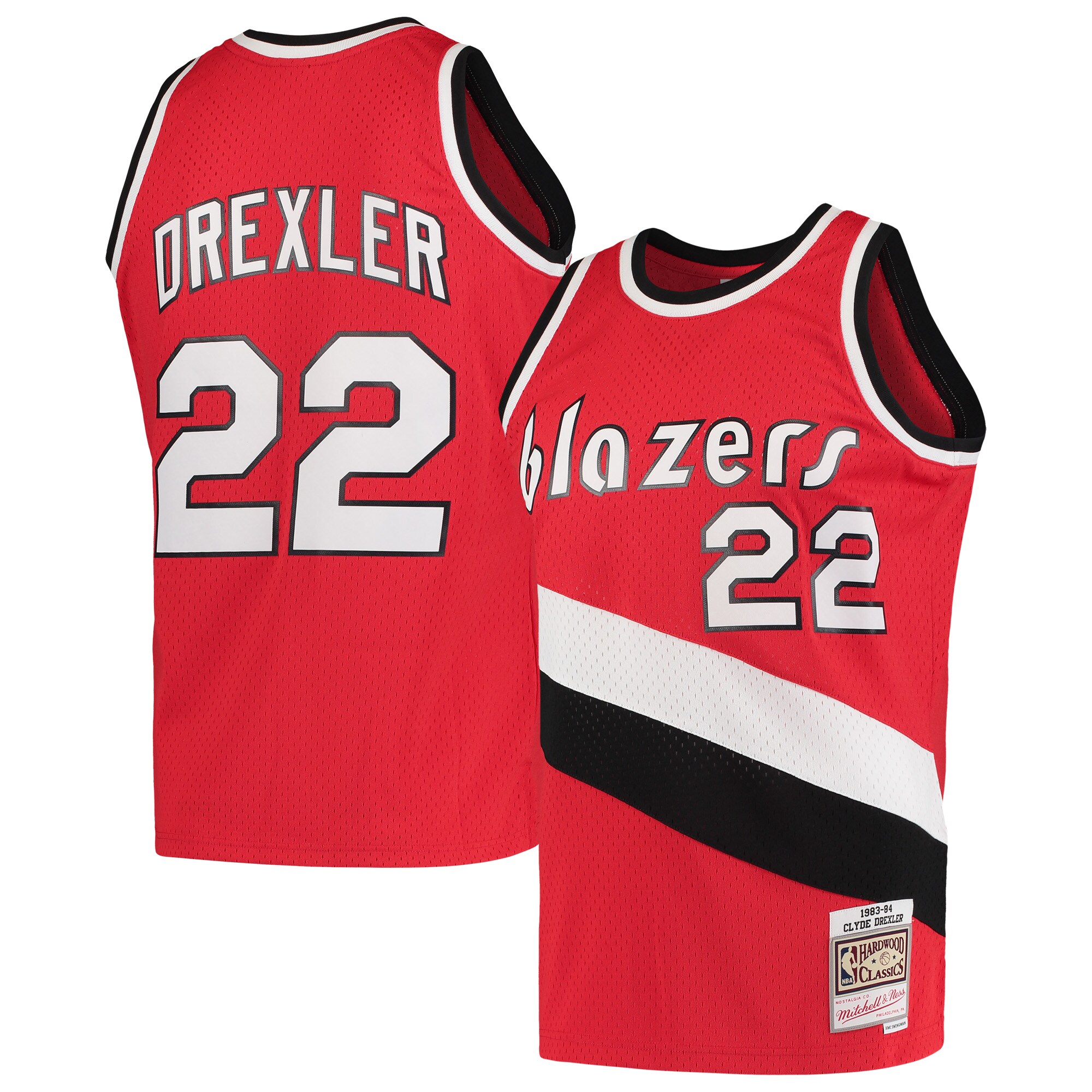 clyde drexler portland trail blazers mitchell 26amp ness 198384 hardwood classics swingman jersey red 8441 atwh6.jpg