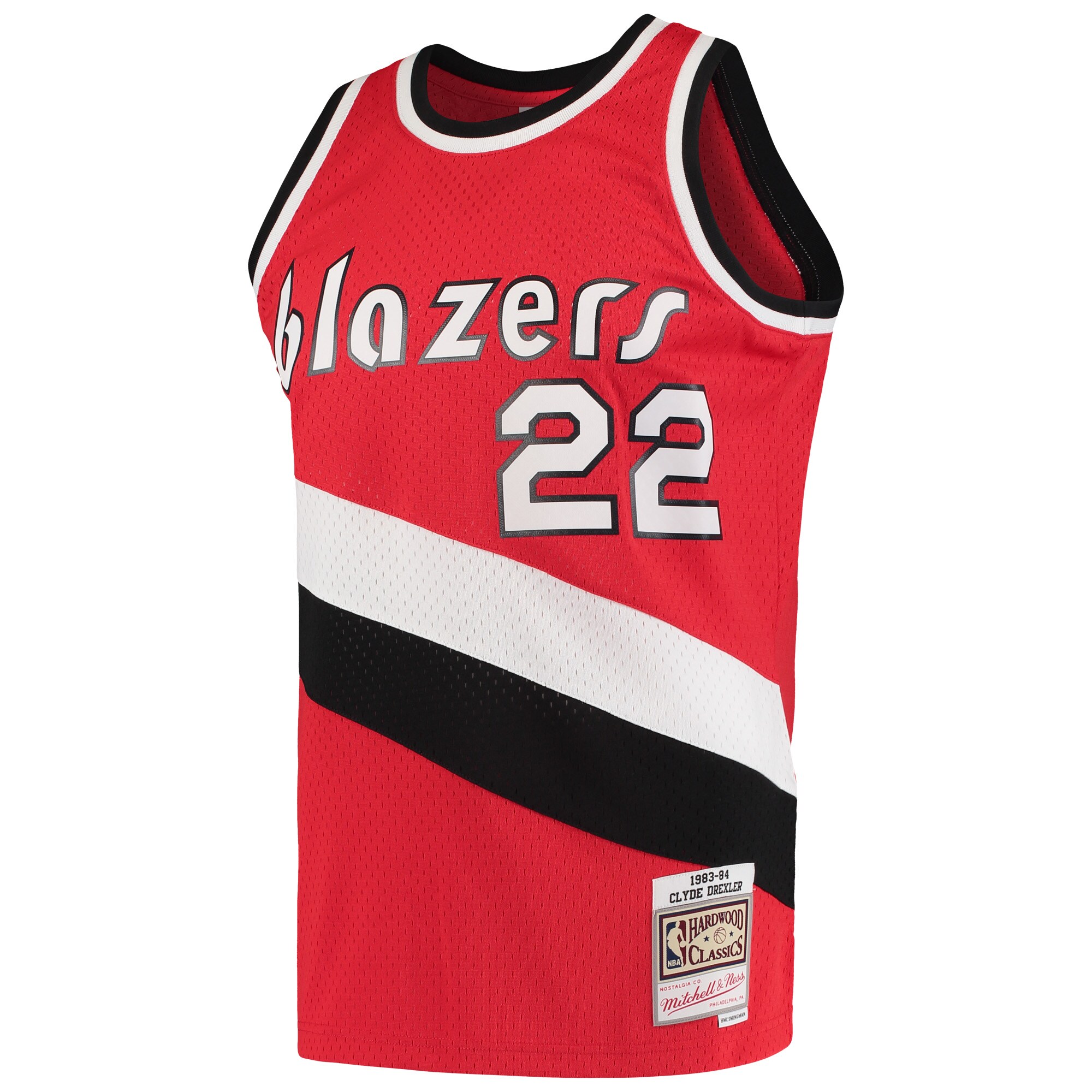 clyde drexler portland trail blazers mitchell 26amp ness 198384 hardwood classics swingman jersey red 8779 vxzsk.jpg