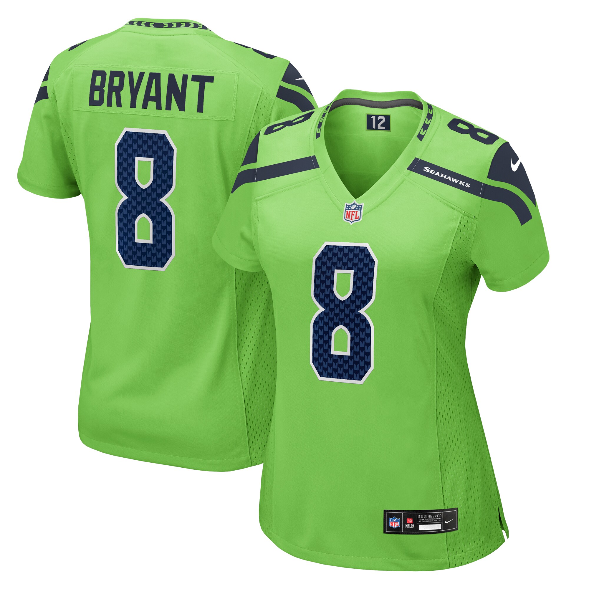 coby bryant seattle seahawks nike womens game jersey neon green 2016 zjv6l.jpg