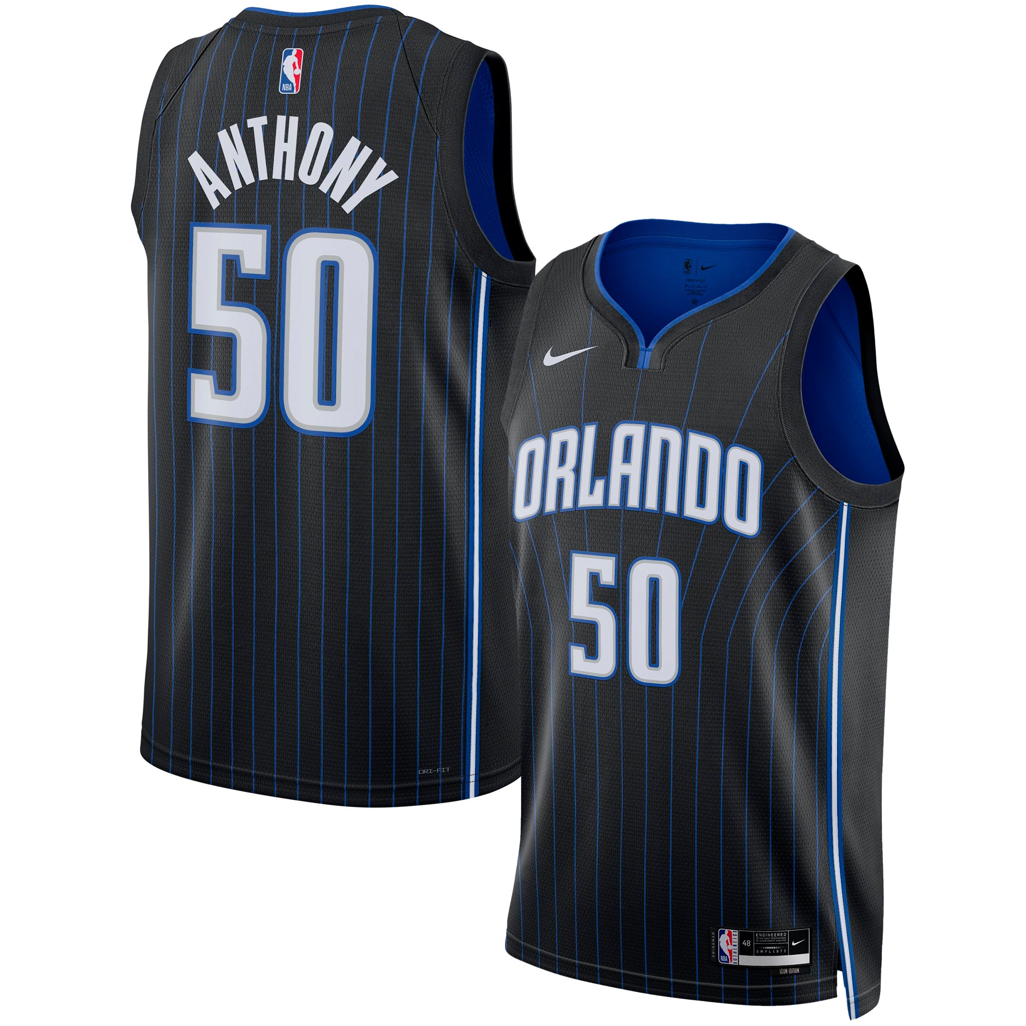 cole anthony orlando magic nike unisex swingman jersey icon edition black 8236 yj6p5.jpg