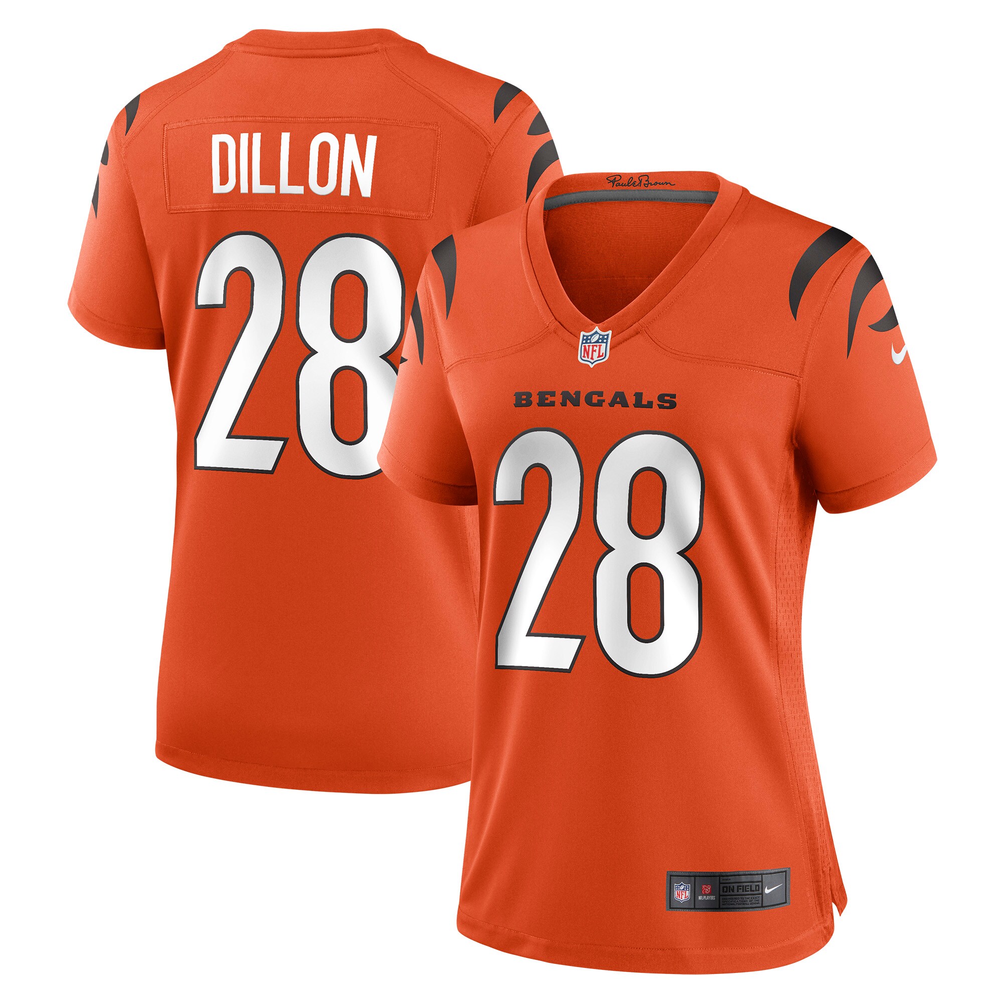 corey dillon cincinnati bengals nike womens retired game jersey orange 2805 bwwym.jpg