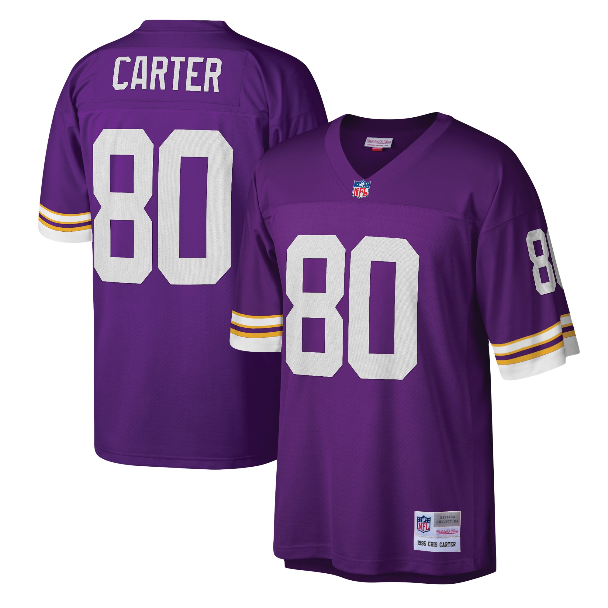 cris carter minnesota vikings mitchell 26amp ness legacy replica jersey purple 2611 qidsb.jpg