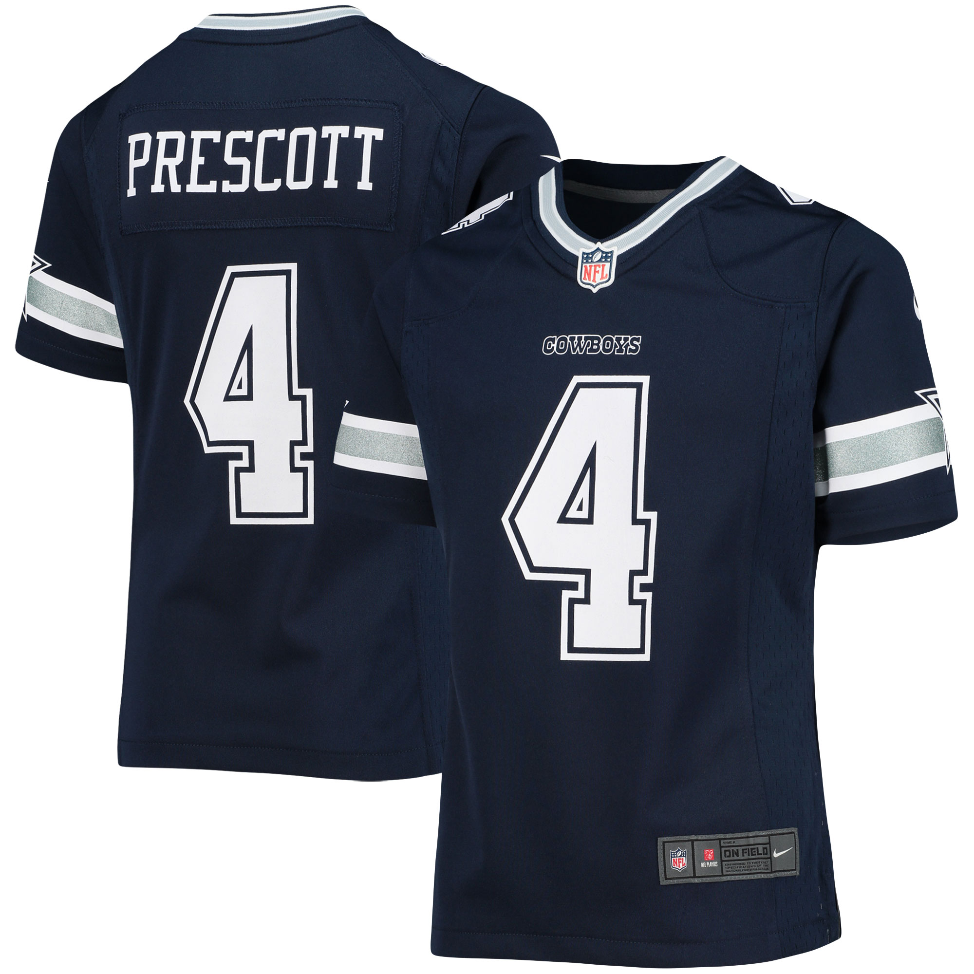 dak prescott dallas cowboys nike girls youth team game jersey navy 5463 tt0ke.jpg