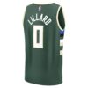 damian lillard milwaukee bucks fanatics fast break replica player jersey icon edition hunter green 9433 tw7xi.jpg