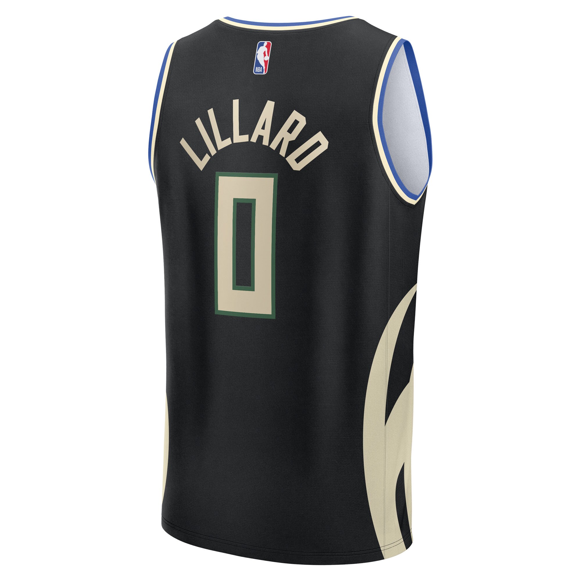 damian lillard milwaukee bucks fanatics youth fast break replica player jersey statement edition black 7369 cwuao.jpg