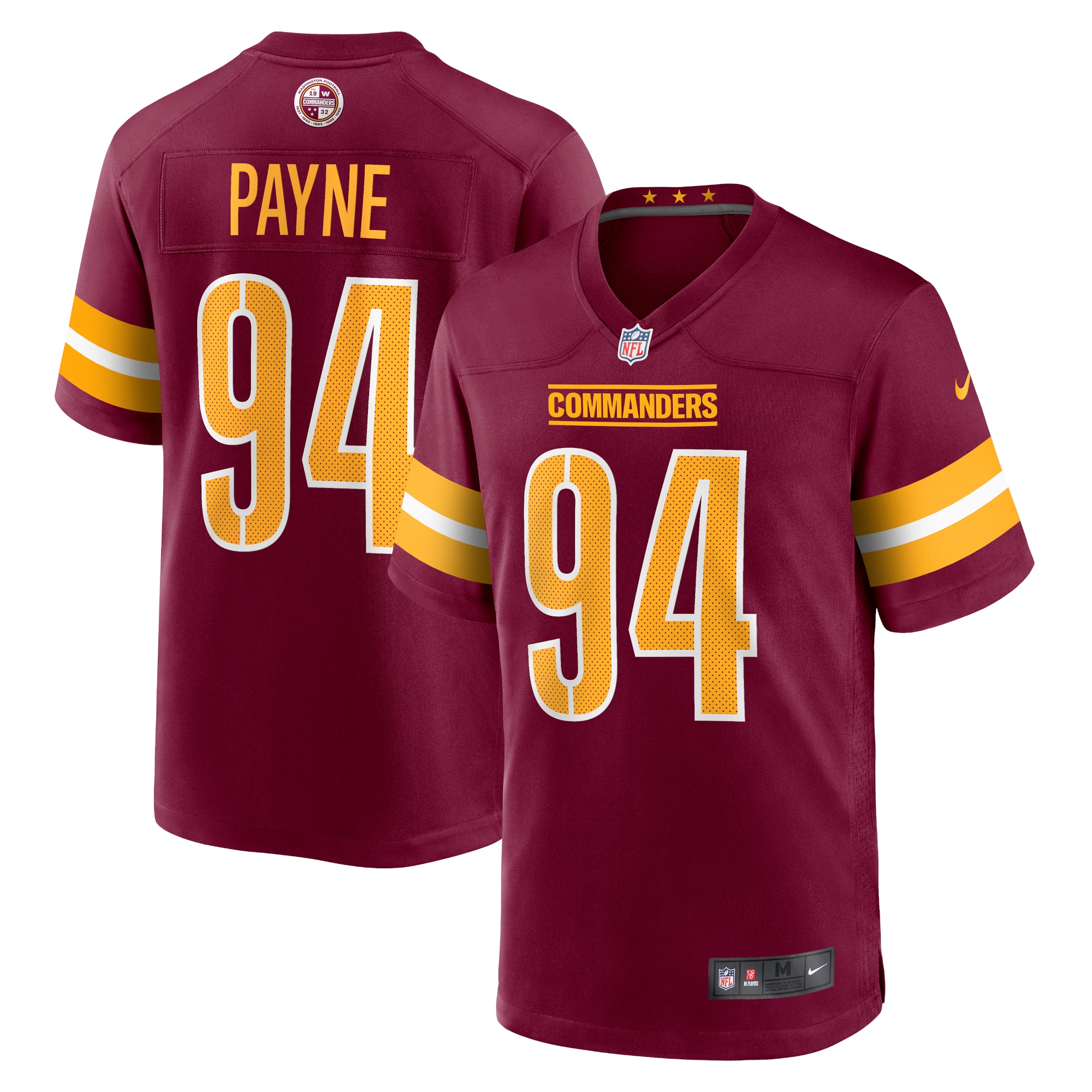 daron payne washington commanders nike game jersey burgundy 7722 me71n.jpg