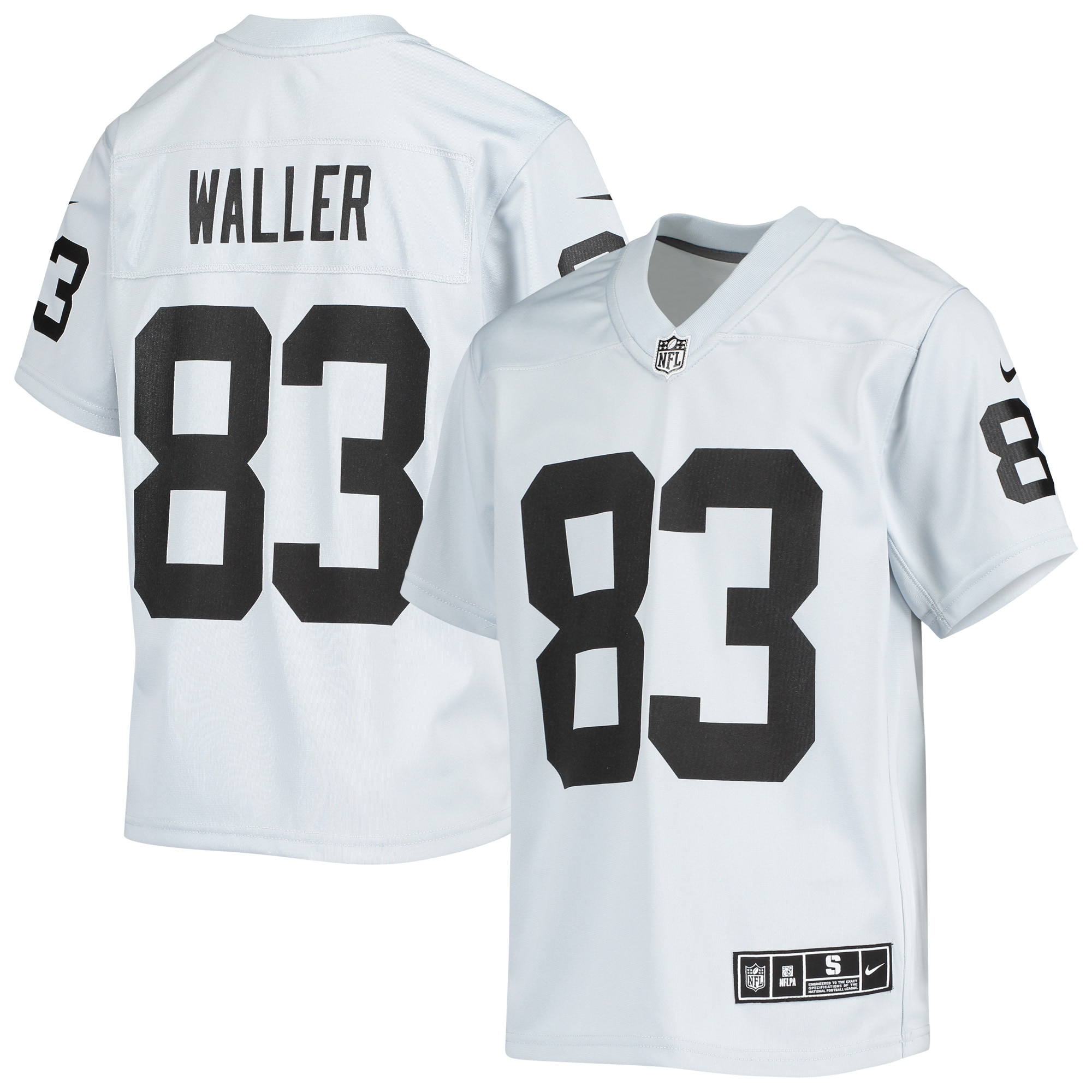darren waller las vegas raiders nike youth inverted team game jersey silver 1564 flg8q.jpg