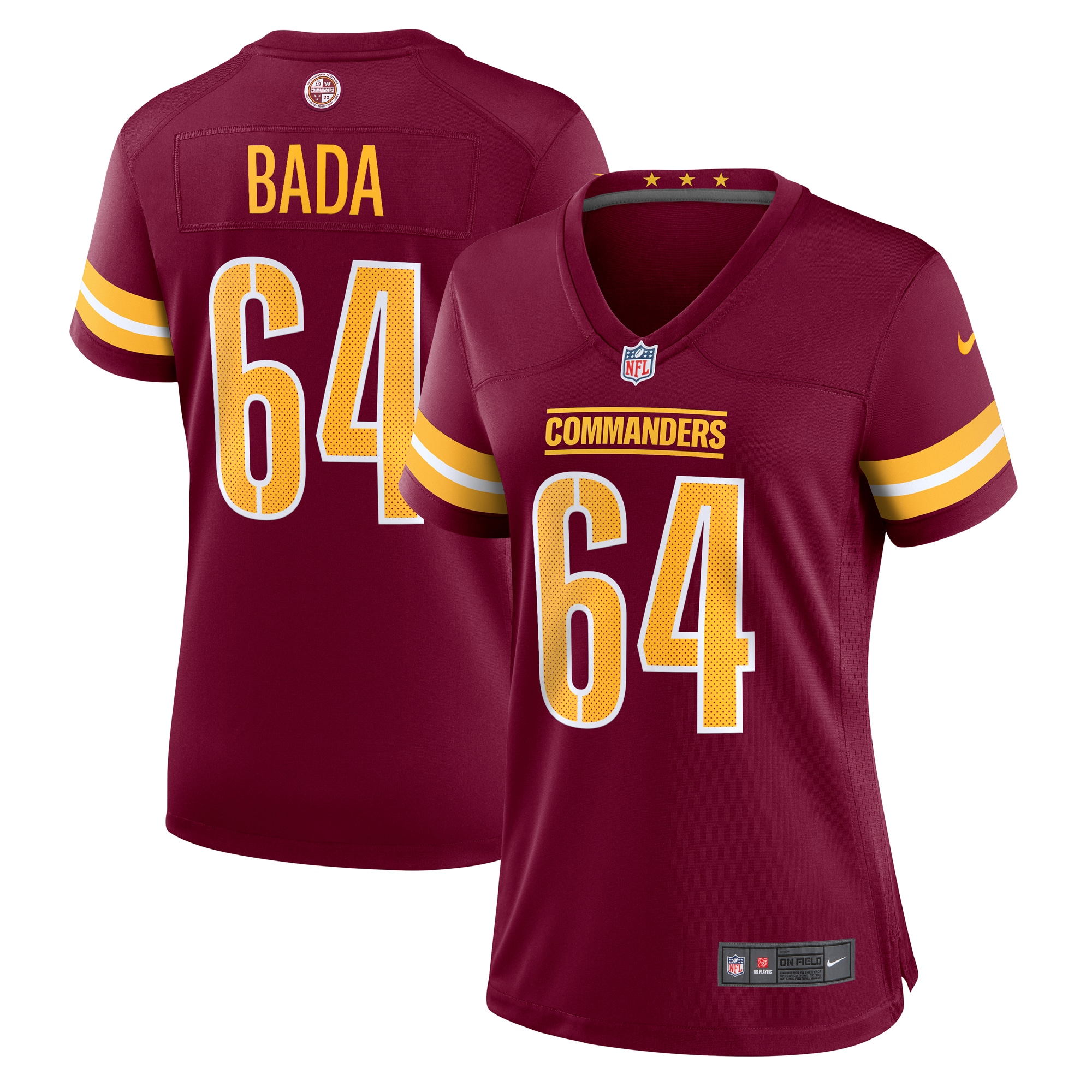 david bada washington commanders nike womens game jersey burgundy 7851 riogs.jpg
