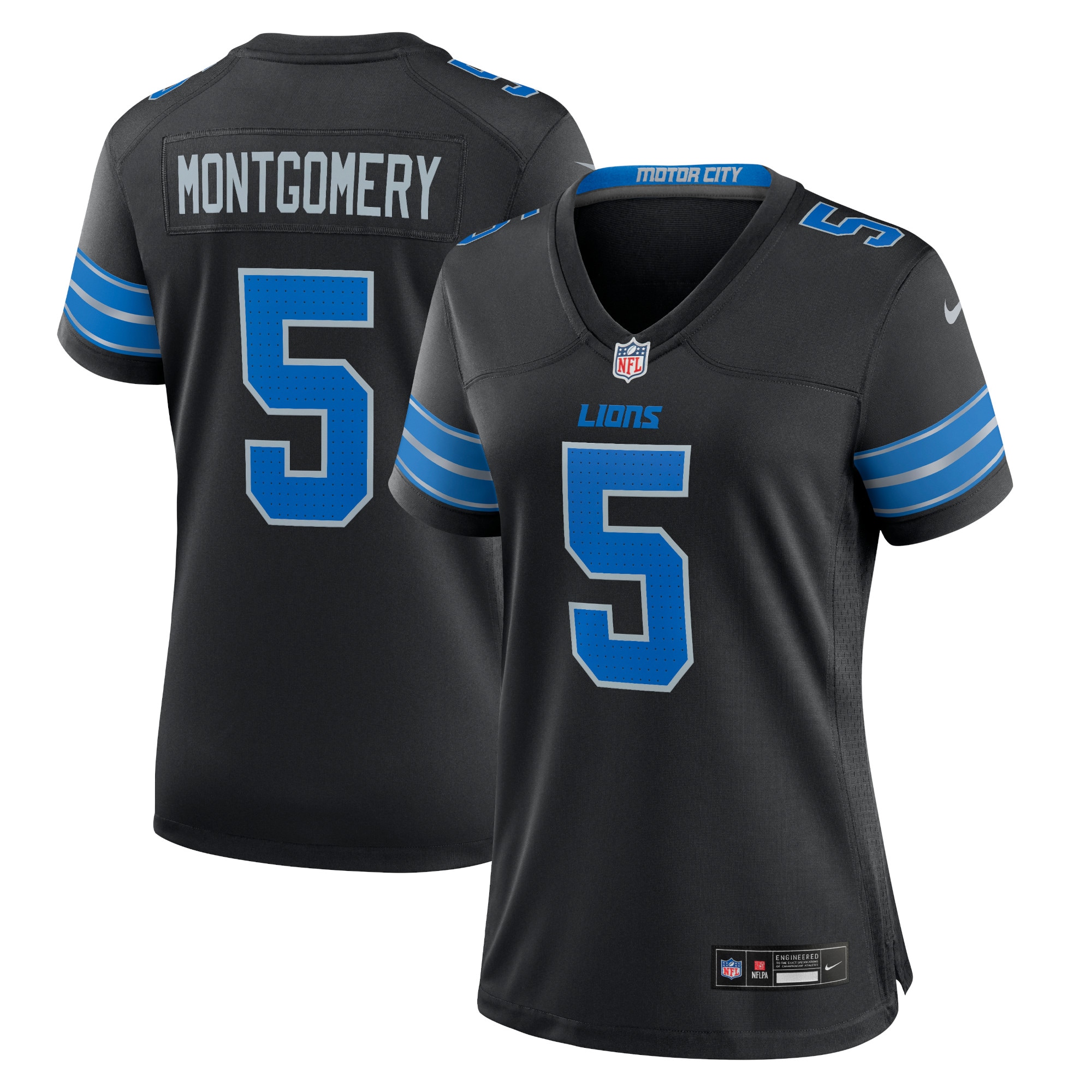 david montgomery detroit lions nike womens 2nd alternate game jersey black 2274 qhu37.jpg