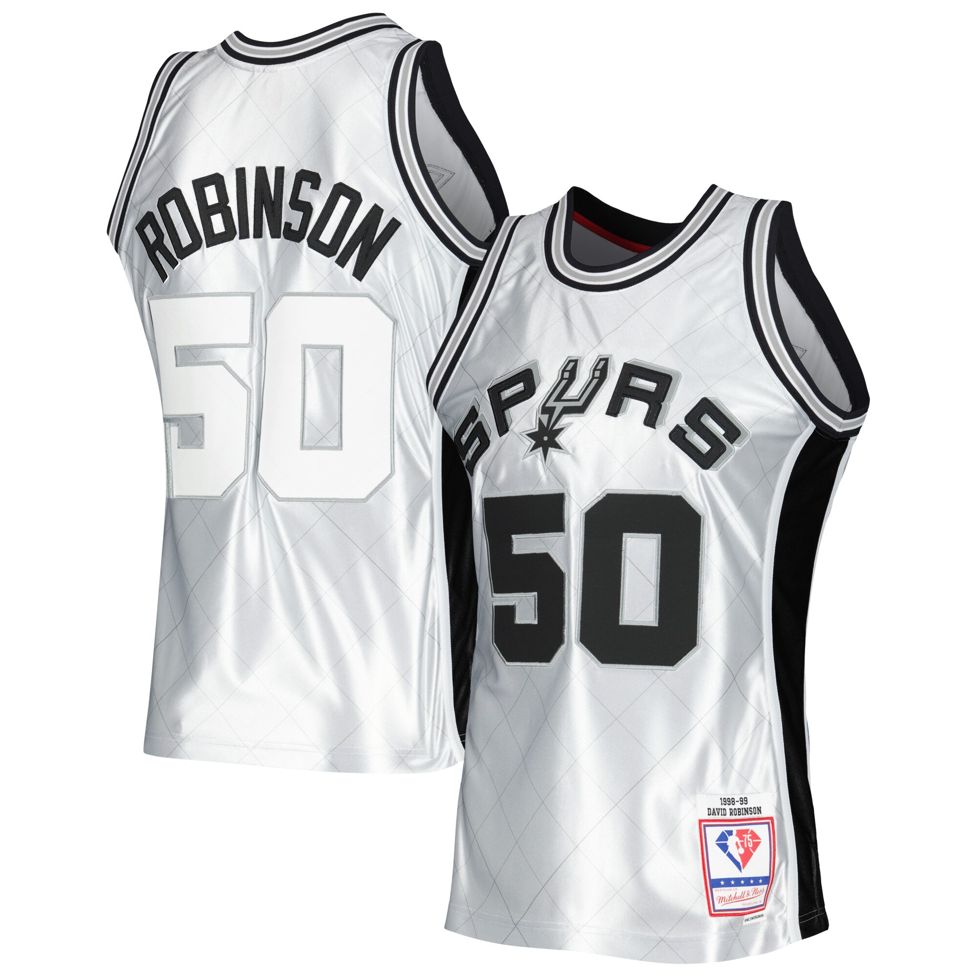 david robinson san antonio spurs mitchell 26amp ness 199899 hardwood classics 75th anniversary swingman jersey platinum 3501 6ufpx.jpg