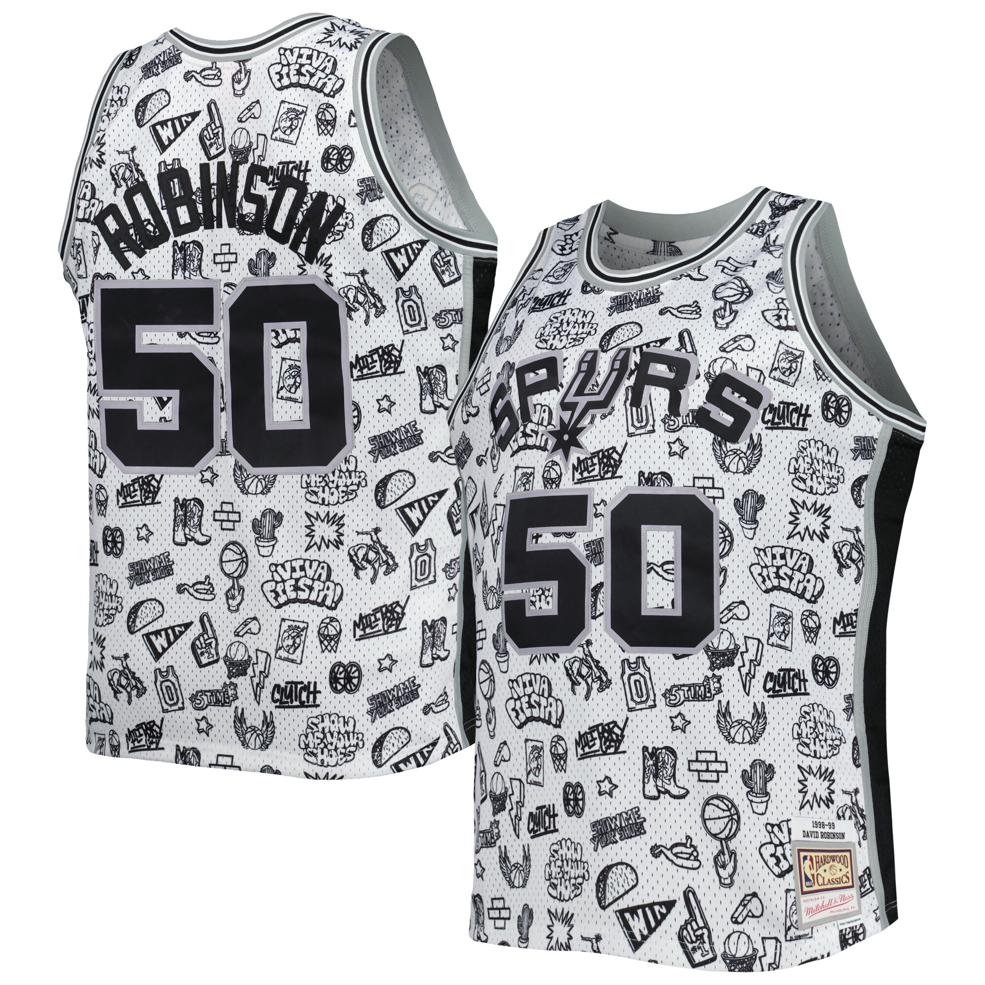 david robinson san antonio spurs mitchell 26amp ness 199899 hardwood classics doodle swingman player jersey white 4504 2jlfd.jpg