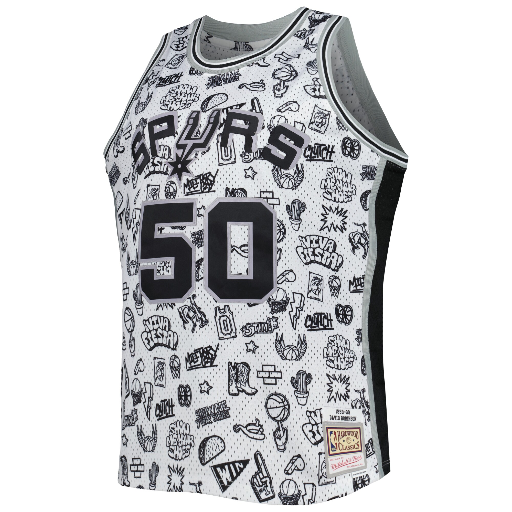 david robinson san antonio spurs mitchell 26amp ness 199899 hardwood classics doodle swingman player jersey white 4616 vyxqo.jpg
