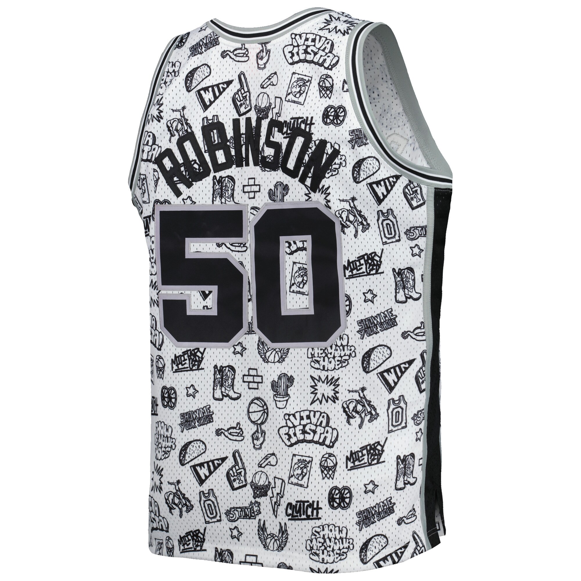 david robinson san antonio spurs mitchell 26amp ness 199899 hardwood classics doodle swingman player jersey white 6524 4928z.jpg
