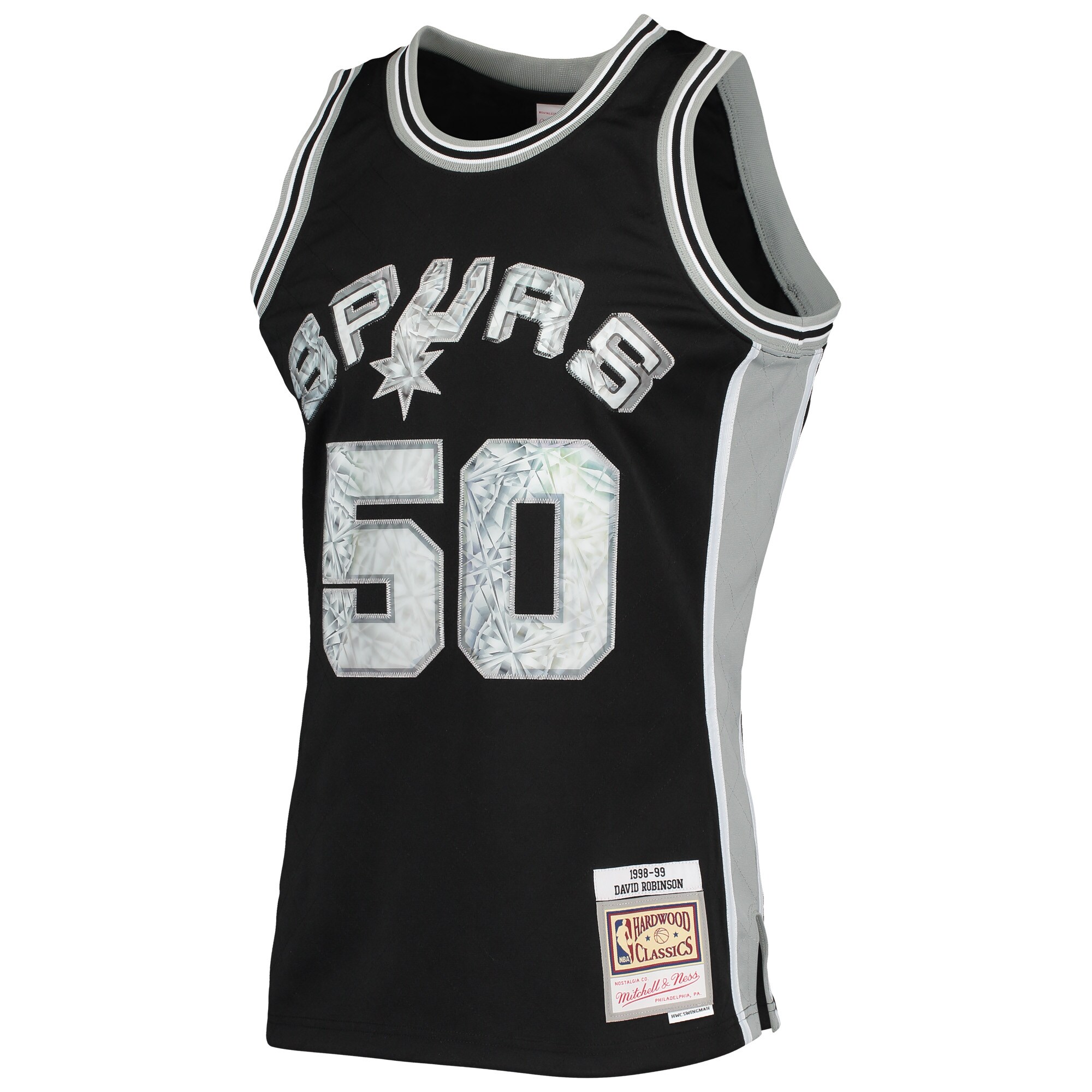 david robinson san antonio spurs mitchell 26amp ness 199899 hardwood classics nba 75th anniversary diamond swingman jersey black 6007 op4cw.jpg