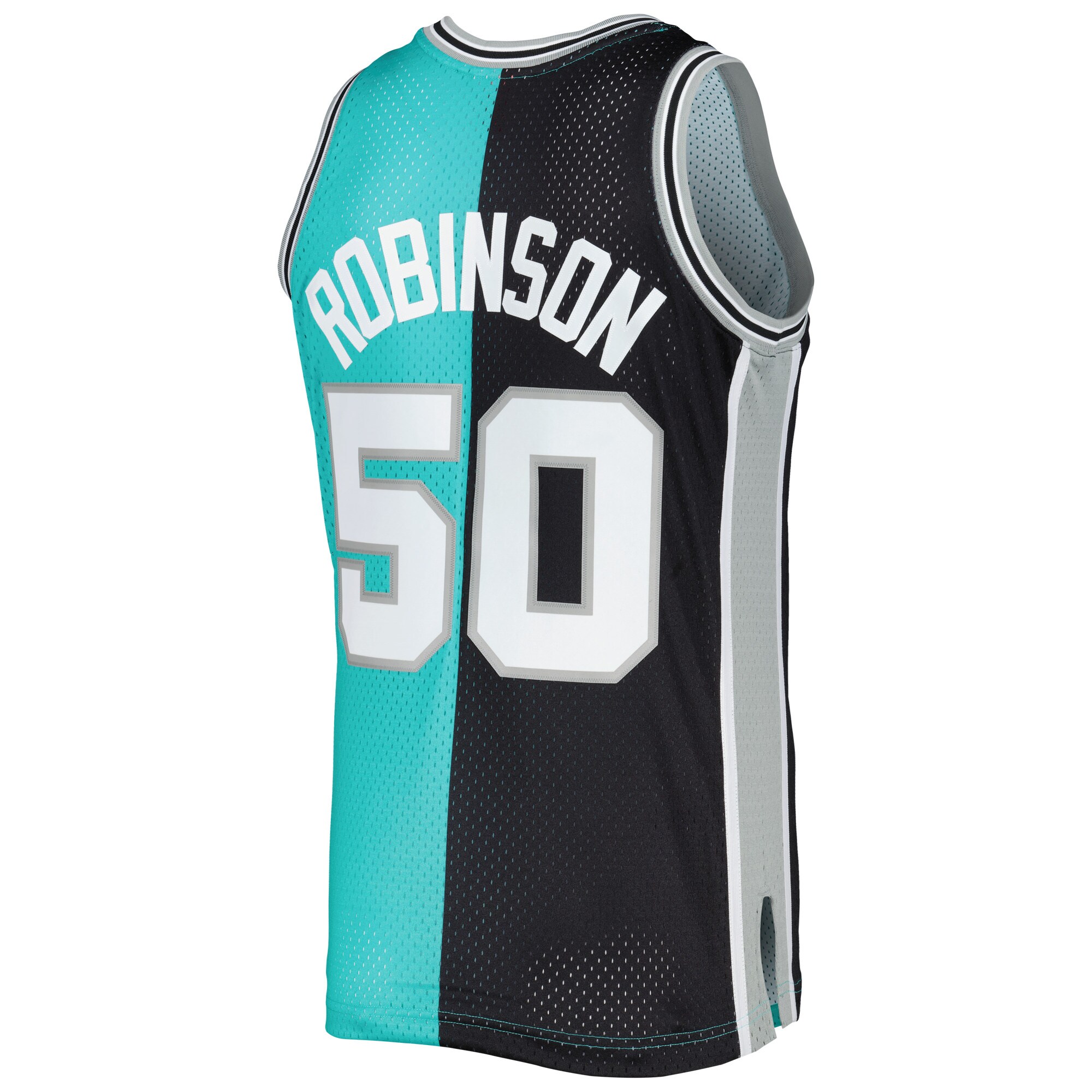 david robinson san antonio spurs mitchell 26amp ness hardwood classics 199899 split swingman jersey blackteal 9287 1vzwp.jpg