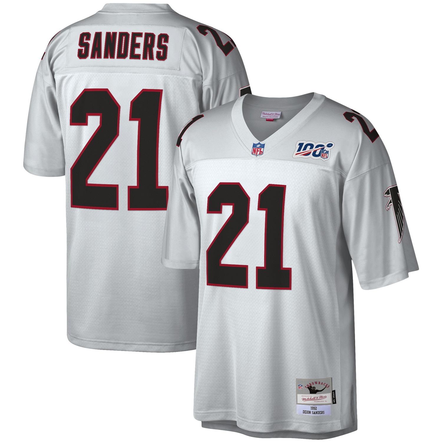 deion sanders atlanta falcons mitchell 26amp ness nfl 100 retired player legacy jersey platinum 7060 fwh5e.jpg