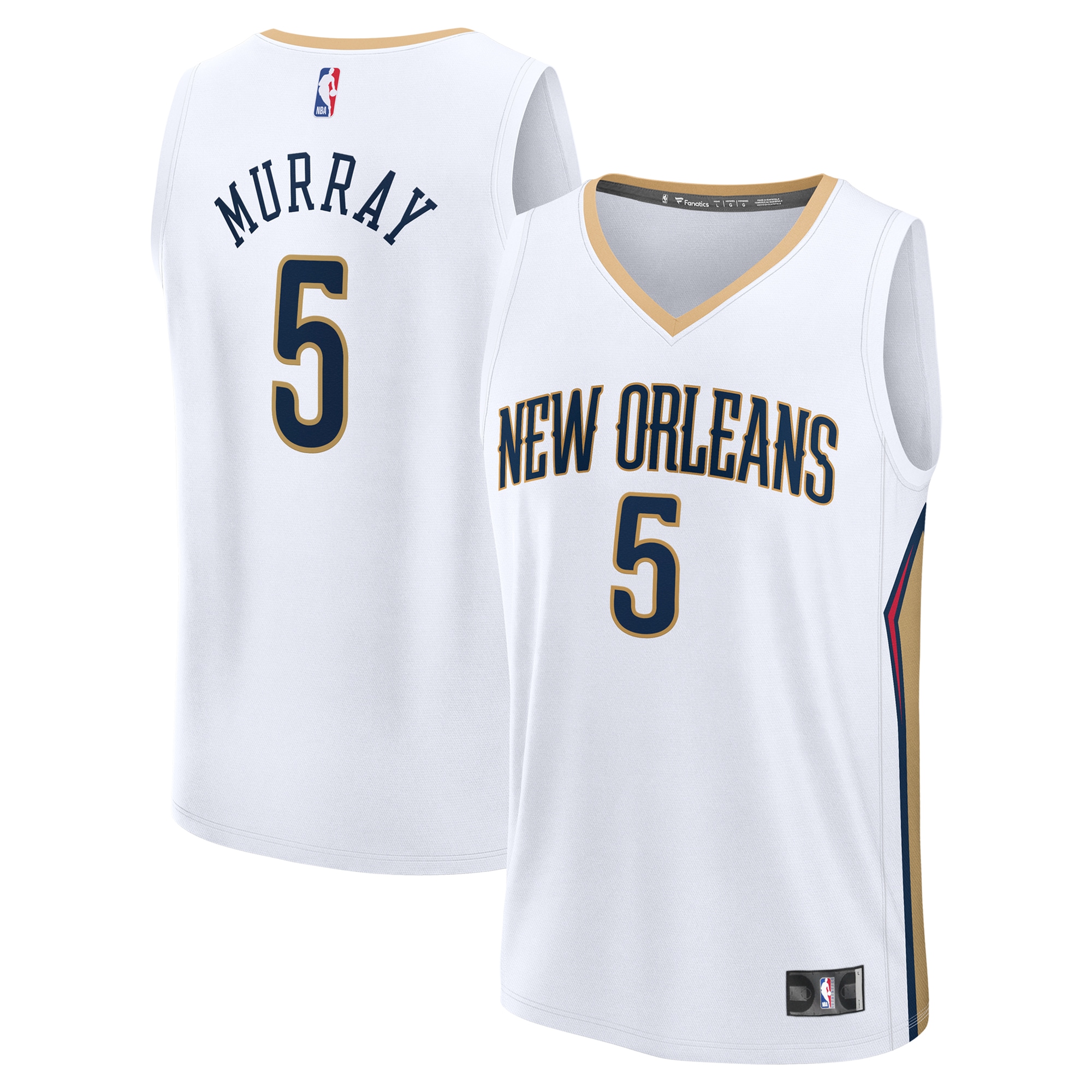 dejounte murray new orleans pelicans fanatics fast break replica player jersey association edition white 7426 egbw0.jpg