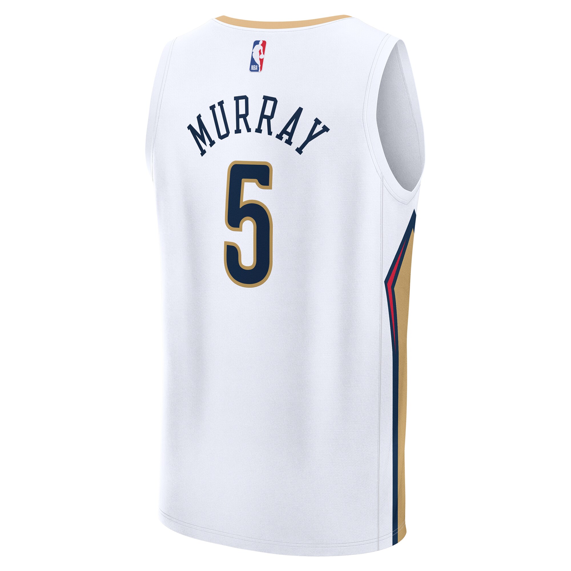 dejounte murray new orleans pelicans fanatics youth fast break replica player jersey association white edition 1996 tjsdl.jpg