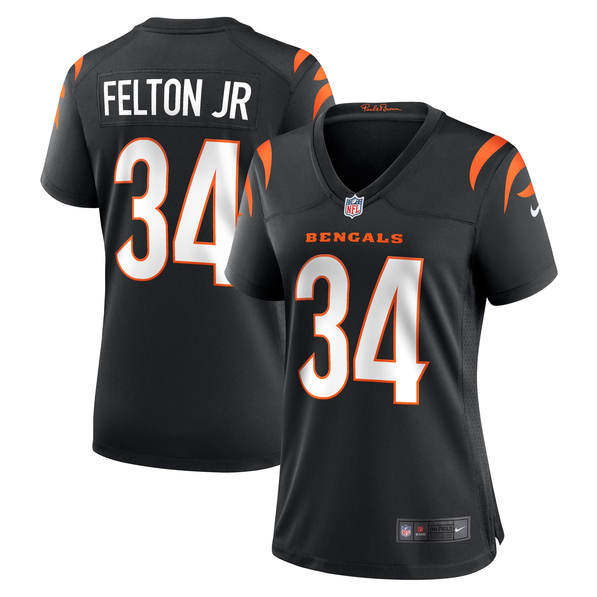 demetric felton jr. cincinnati bengals nike womens team game jersey black 4937 snacs.jpg