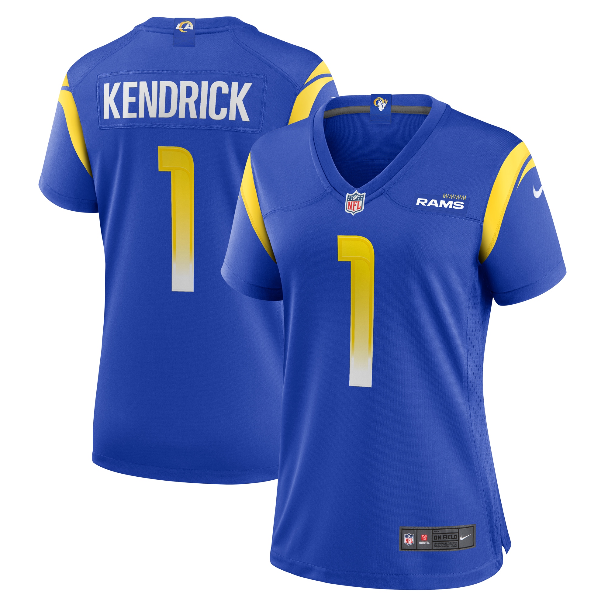 derion kendrick los angeles rams nike womens home game jersey royal 7823 eeay0.jpg