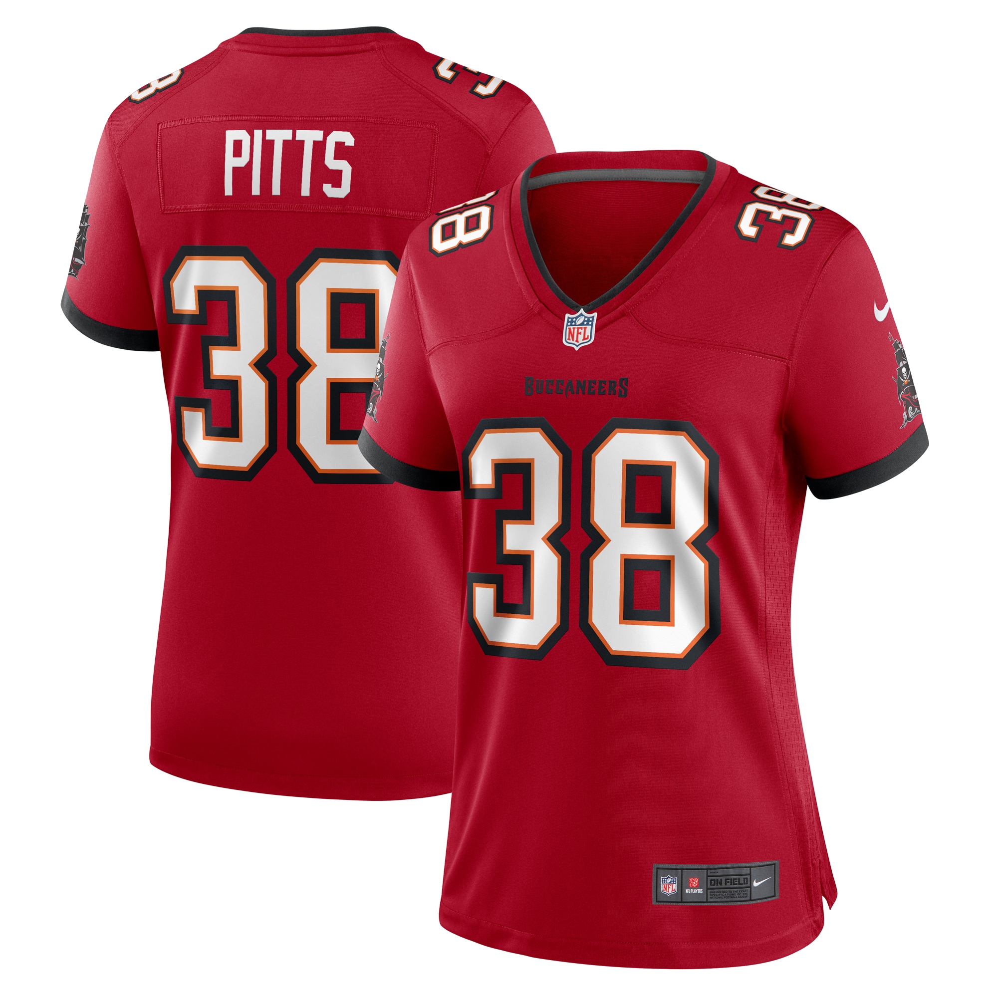 derrek pitts tampa bay buccaneers nike womens game jersey red 5310 xkqtn.jpg