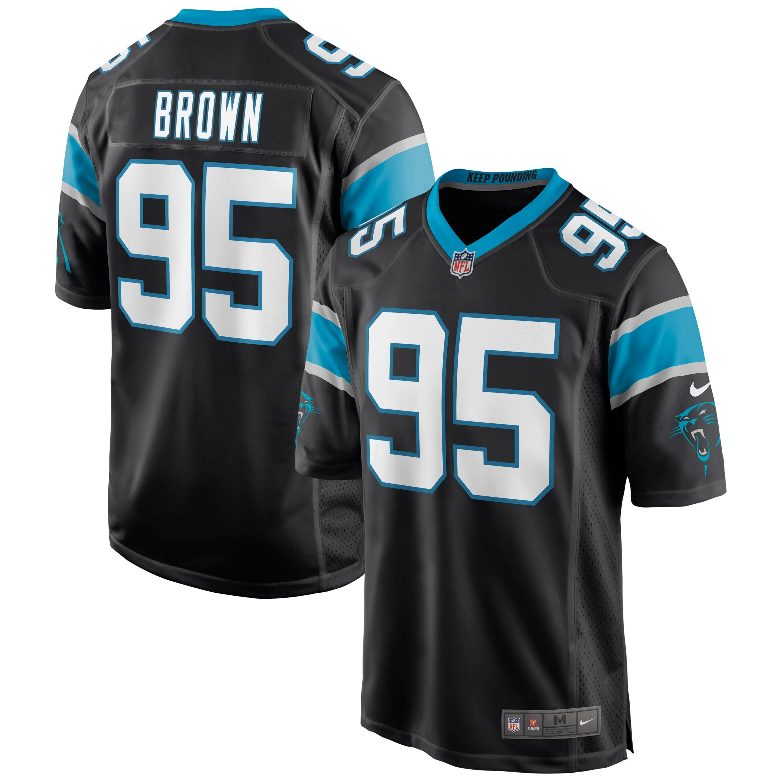derrick brown carolina panthers nike player game jersey black 5956 g2htw.jpg